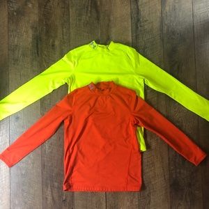 2 Under Armour Cold Gear Base Layer Shirts